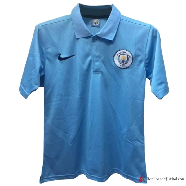 Polo Manchester City 2017-2018 Azul